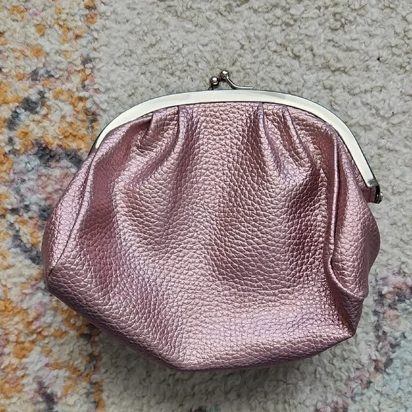 Victoria's Secret Metallic Pink Cosmetic Bag - Picture 3 of 7